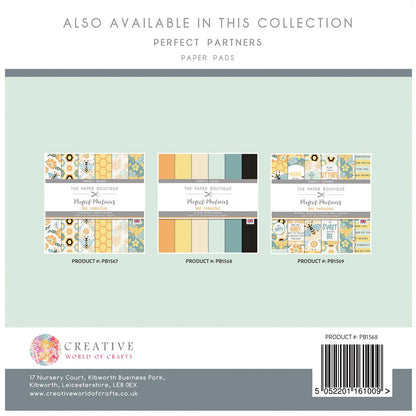 The Paper Boutique Perfect Partners - Bee Fabulous 8x8 couleurs unies