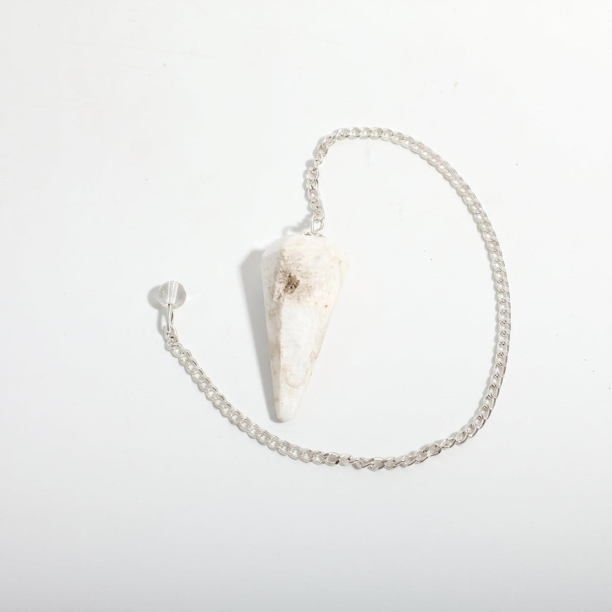 Scolecite Pendulum 6 Facet & Bead - 3 Pack