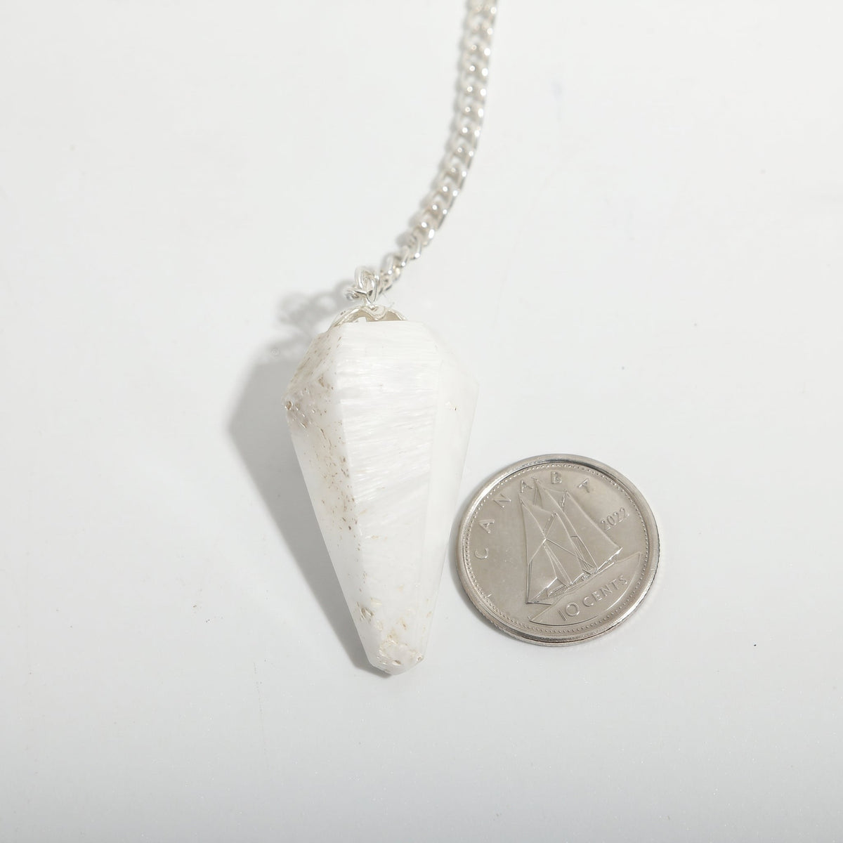 Scolecite Pendulum 6 Facet & Bead - 3 Pack