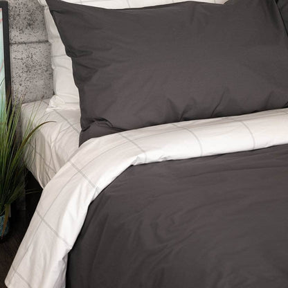 Parure de draps en percale de coton biologique essentielle