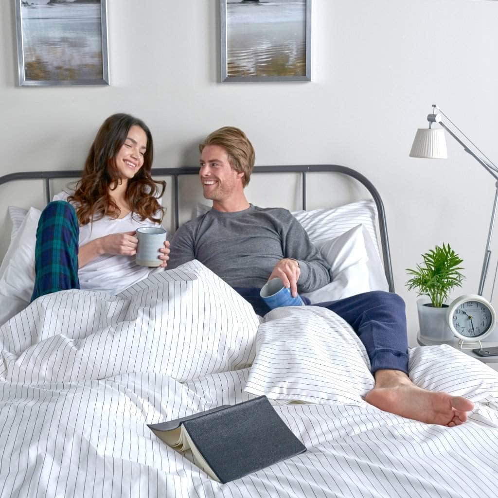 Parure de draps en percale de coton biologique essentielle