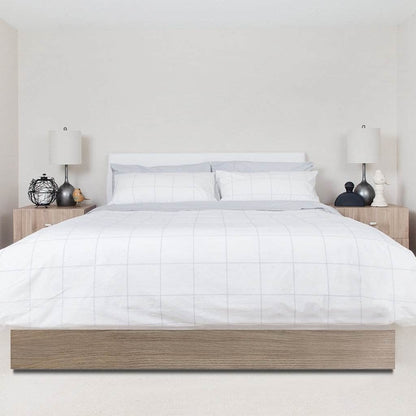Parure de draps en percale de coton biologique essentielle