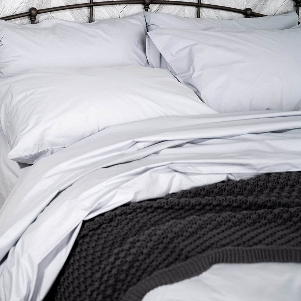 Parure de draps en percale de coton biologique essentielle