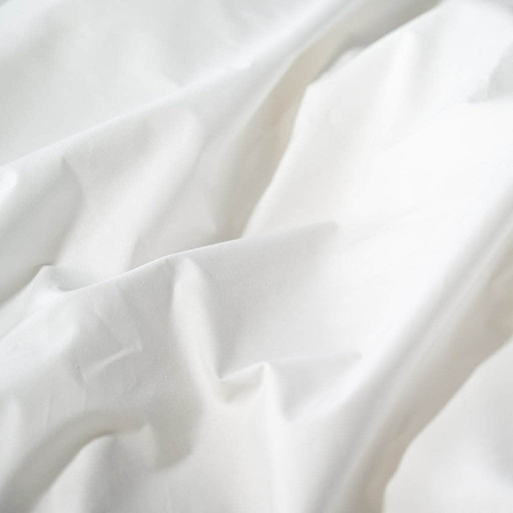 Parure de draps en percale de coton biologique essentielle