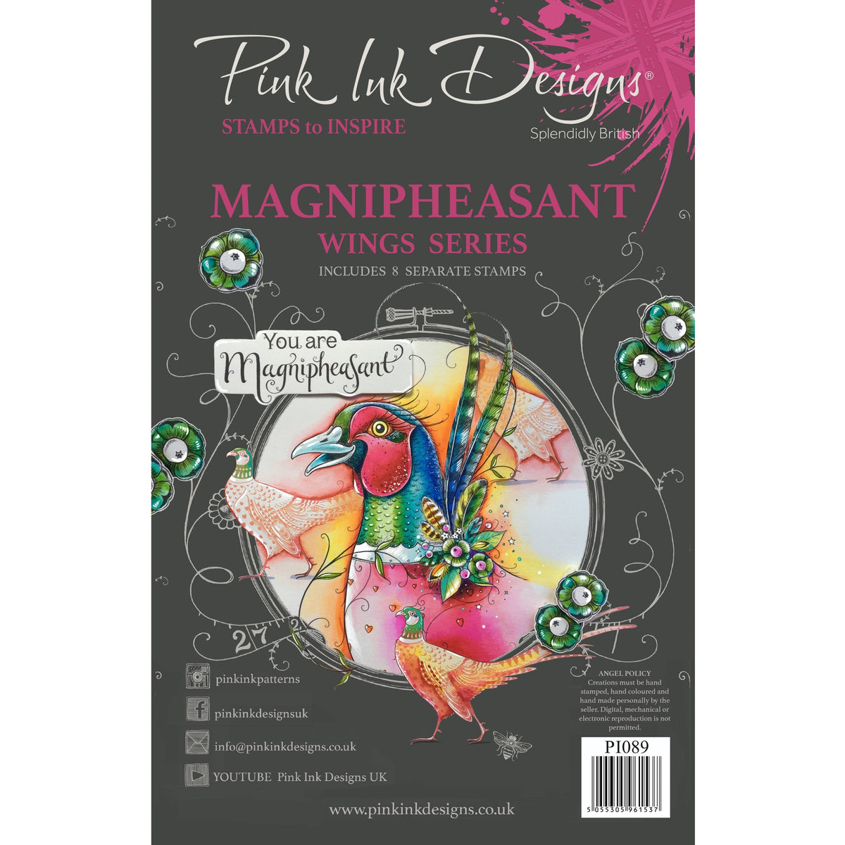Set de Tampons Transparents Magnipheasant A5