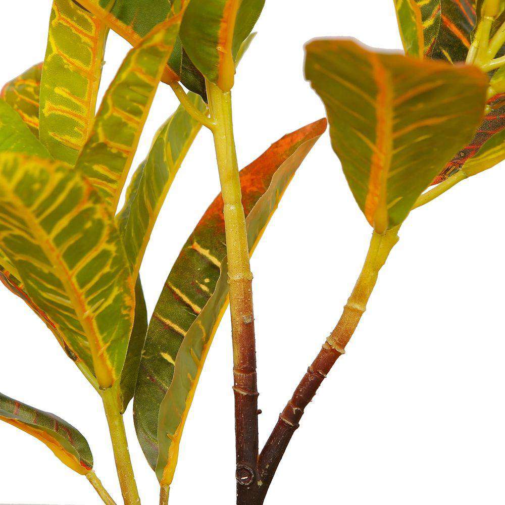 Pinto Croton Artificiel en Pot 56 cm