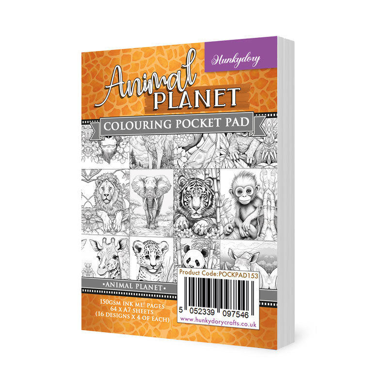 Colouring Pocket Pads - Animal Planet