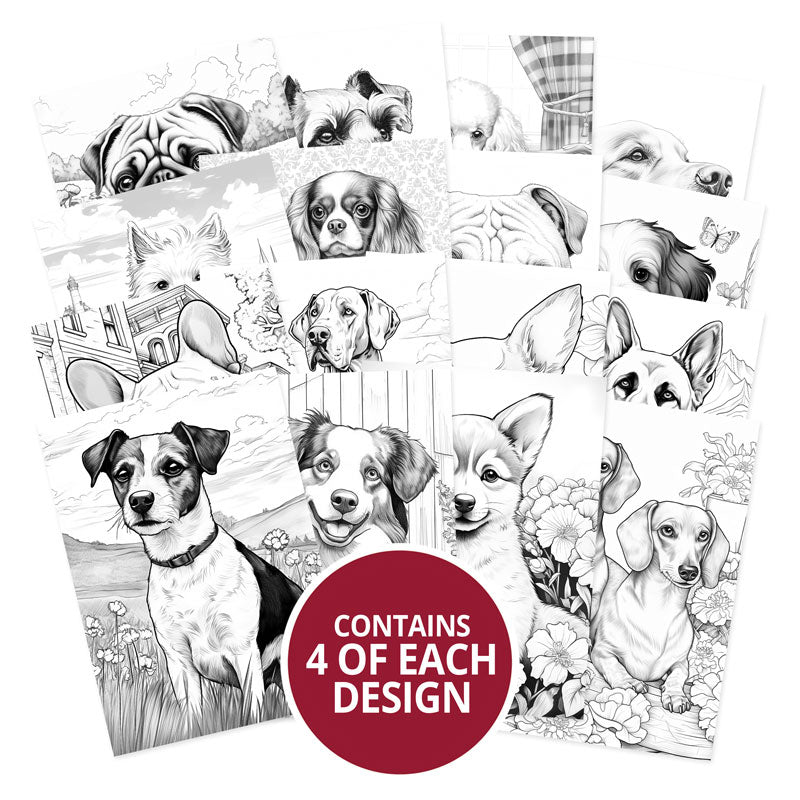Cahiers de Coloriage de Poche - Adorables Chiens