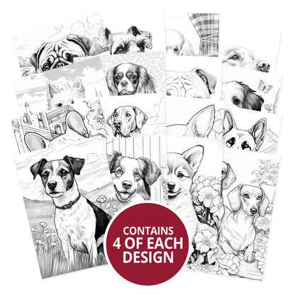 Cahiers de Coloriage de Poche - Adorables Chiens