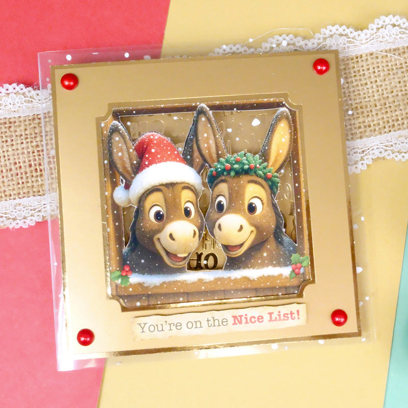 Bloc-notes carré Festive Peeping Pals