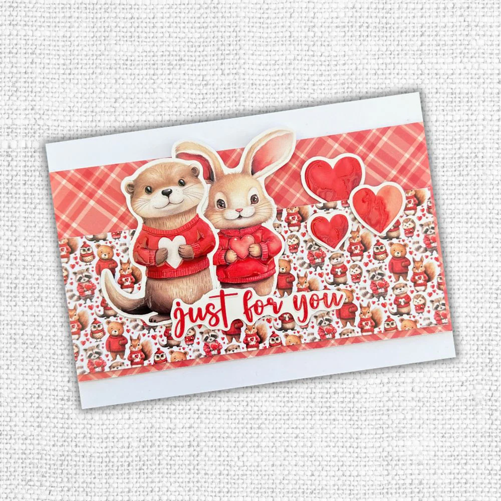 Collection de papiers Amour des animaux 30x30 cm 31638