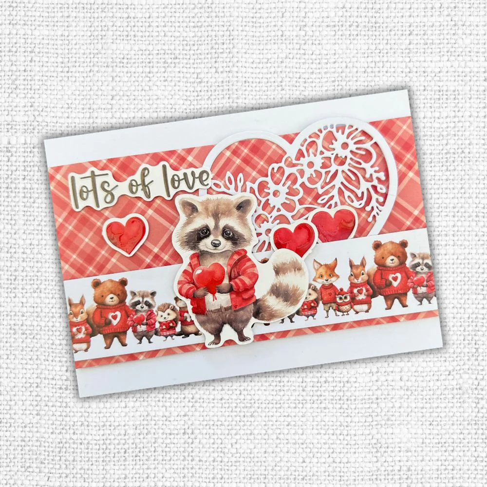 Collection de papiers Amour des animaux 30x30 cm 31638