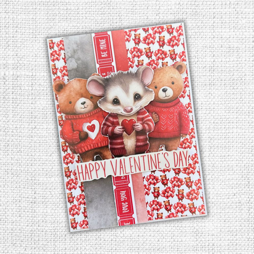 Collection de papiers Amour des animaux 30x30 cm 31638
