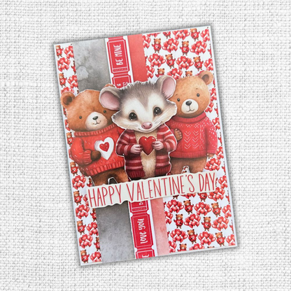 Collection de papiers Amour des animaux 30x30 cm 31638