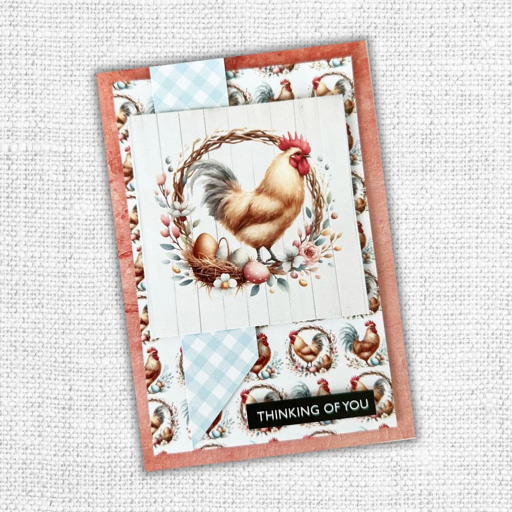 Papiers de fond Amis de la ferme 30x30 cm Collection 32001