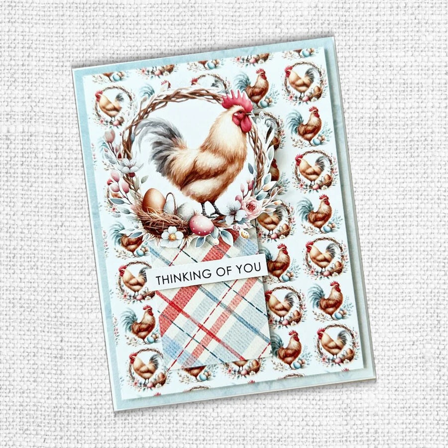 Papiers de fond Amis de la ferme 30x30 cm Collection 32001