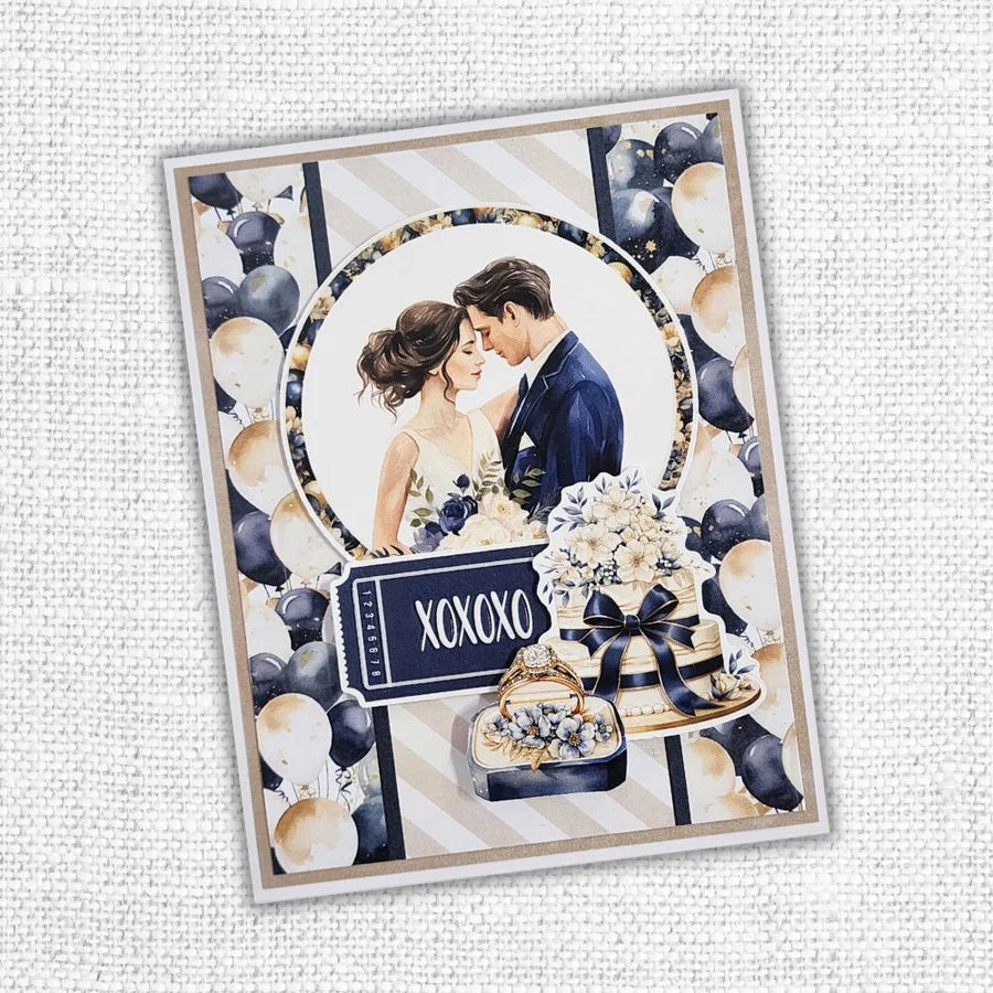 Découpes et sentiments Wedding Blooms 1.0 6x8" 32025
