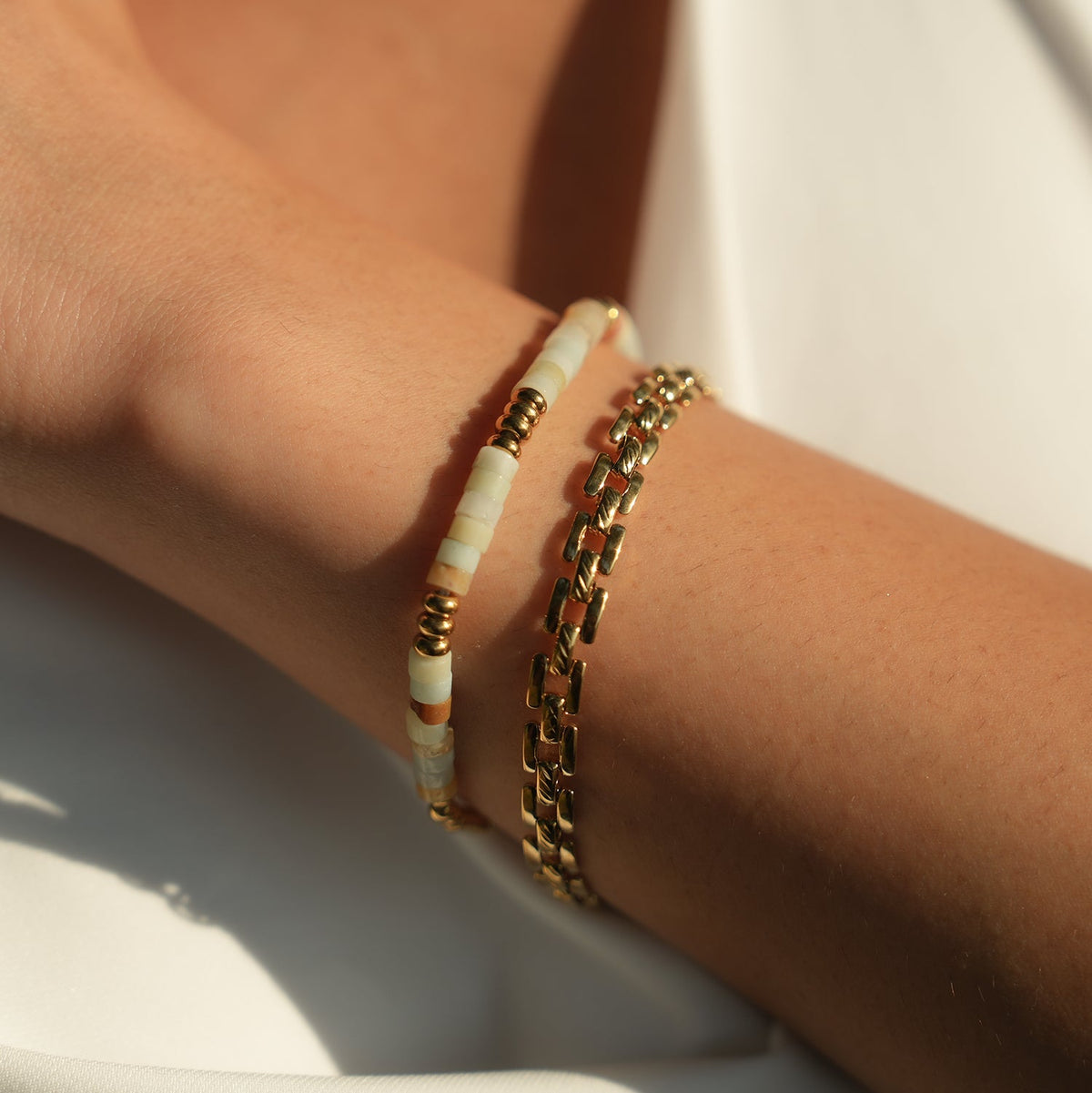 Style PROVINIA : Bracelet de montre rétro en or