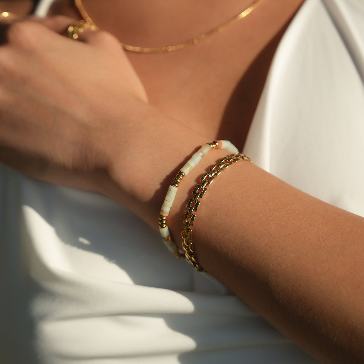 Style PROVINIA : Bracelet de montre rétro en or