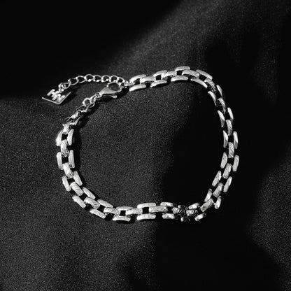 PROVINIA : Bracelet de montre au style rétro en argent