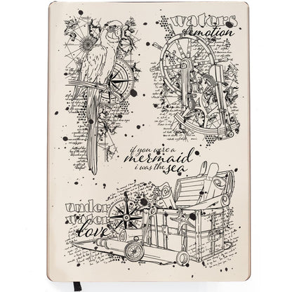 Ciao Bella Clear Stamp Set 6"x8" L'Amour Sous-Marin