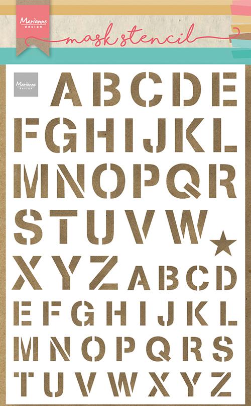 Pochoir Alphabet Armée