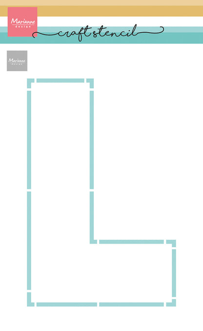 Gabari de bricolage Marianne Design - Lettre L