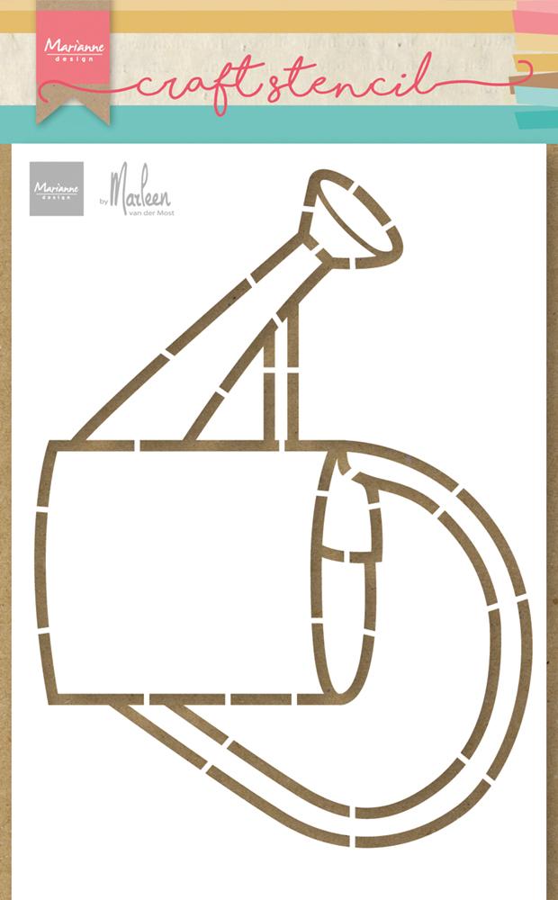 Pochoir artisanal Marianne Design - Arrosoir par Marleen