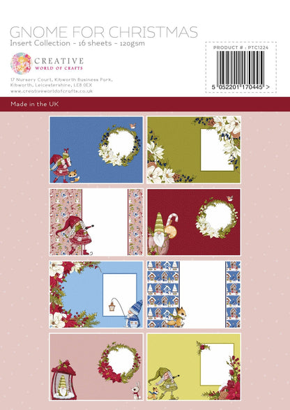 La Collection d'Inserts A4 Le Gnome Arbre en Papier pour Noël