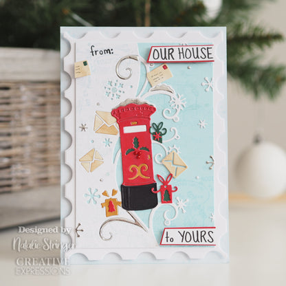 Matrice de découpe Creative Expressions Paper Cuts Christmas Post Edger