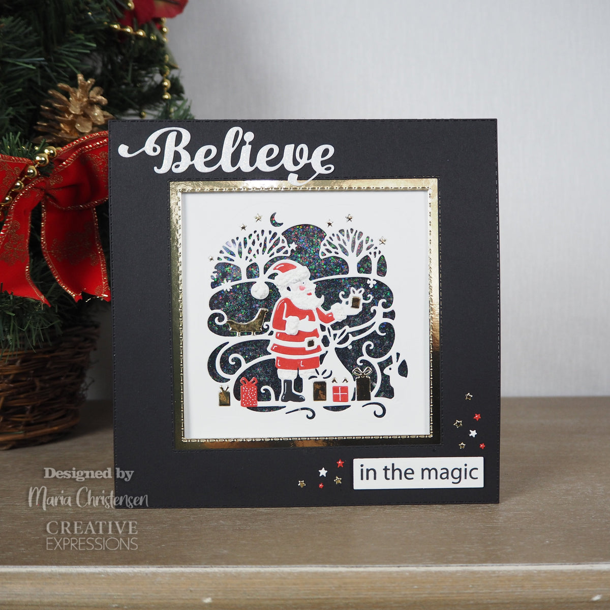Creative Expressions Matrice de découpe « Père Noël » pour scène Paper Cuts