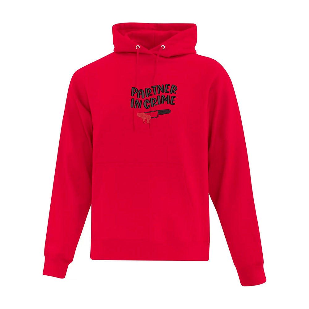 Sweat à capuche brodé "Partner in Crime"
