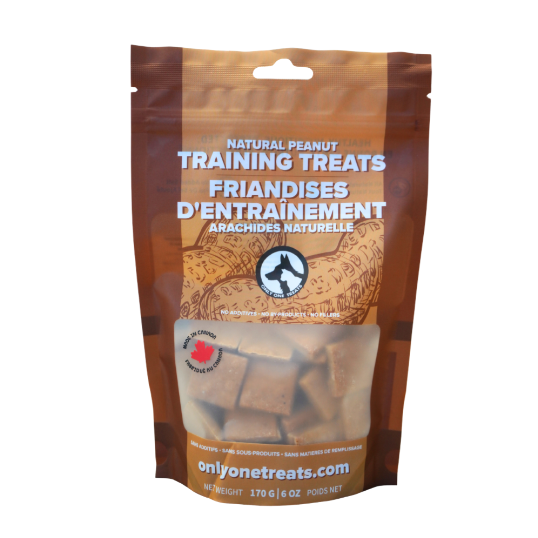 Friandises d'entraînement au beurre de cacahuète naturelles et tendres 170 g