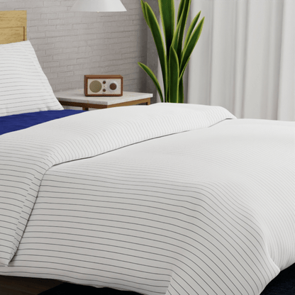 Parure de draps en percale de coton biologique essentielle