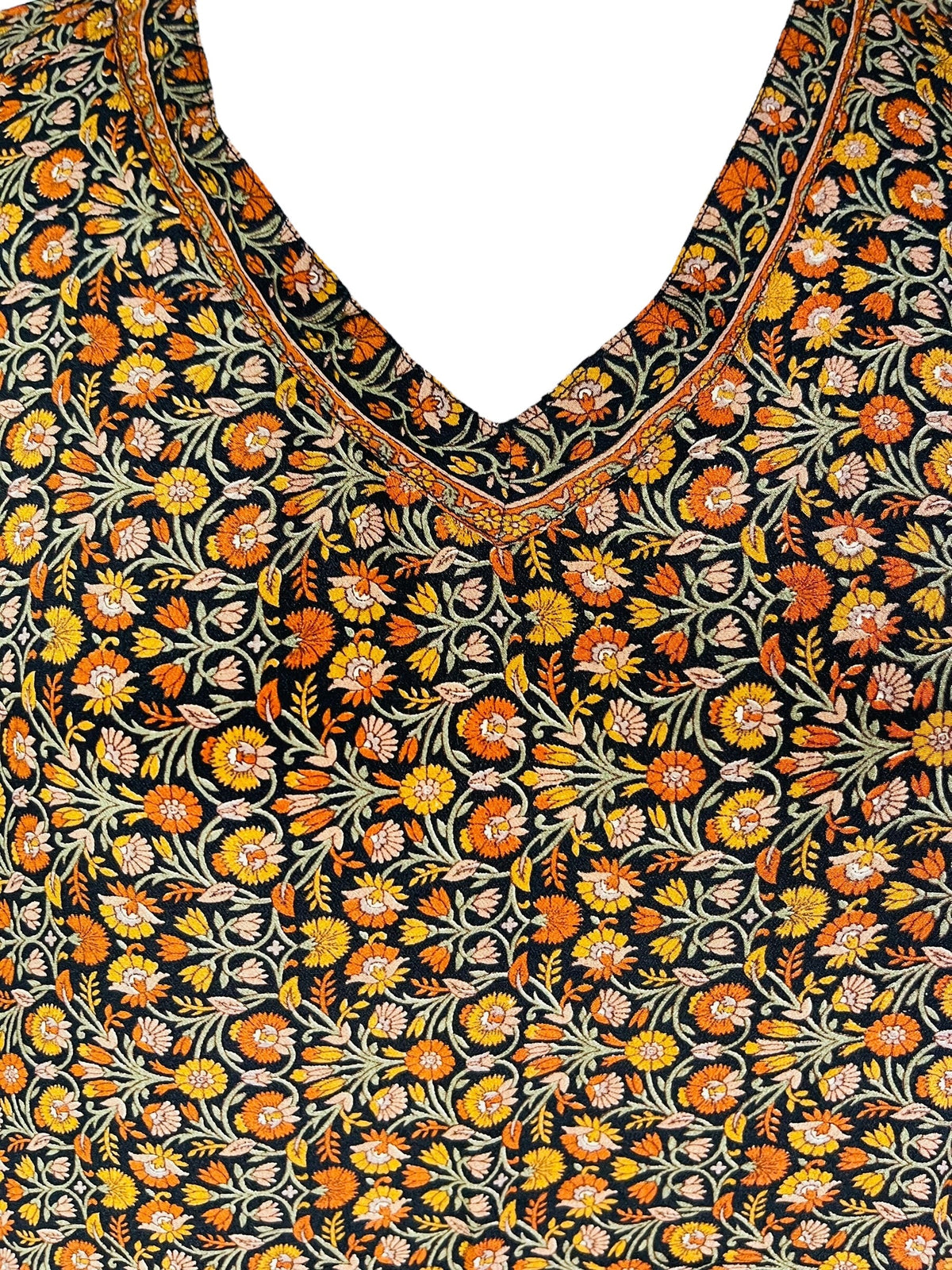 PRC7305 Nirvana Pure Silk Midi Length Kaftan