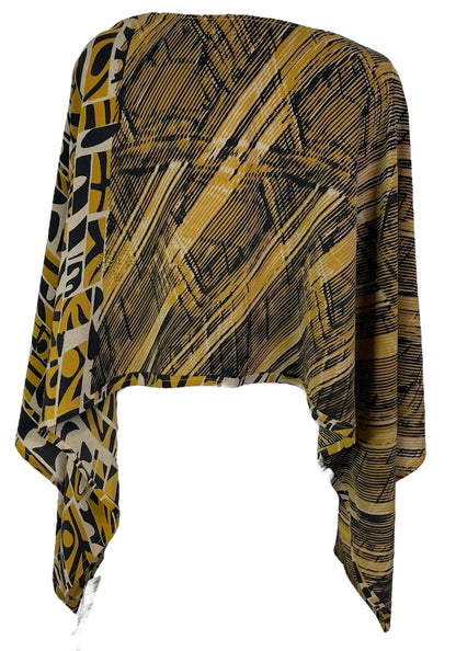PRC6705 Avatar Pure Silk Capelet Poncho