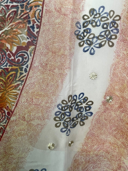PRG7714 Tunique courte en pure soie Sheer Avatar avec fentes