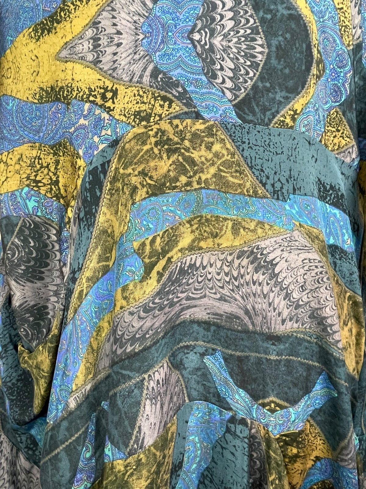 PRC7838 Robe Tunique Longue Sculpturale en Soie Pure Avatar