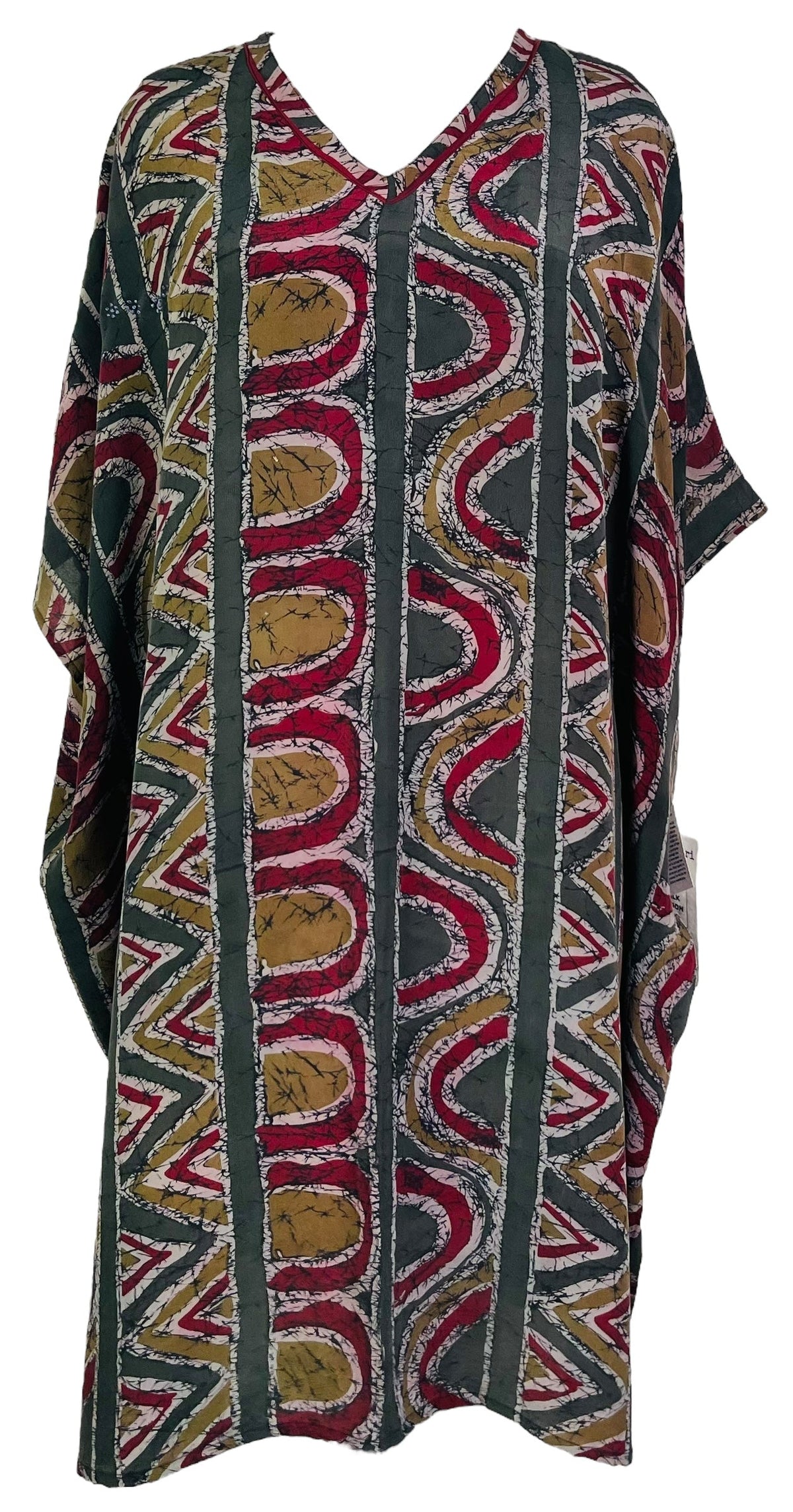 PRC7469 Avatar Pure Silk Midi Length Kaftan