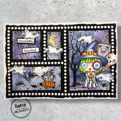 AALL and Create - Set de tampons A7 - Moonlight Mischief