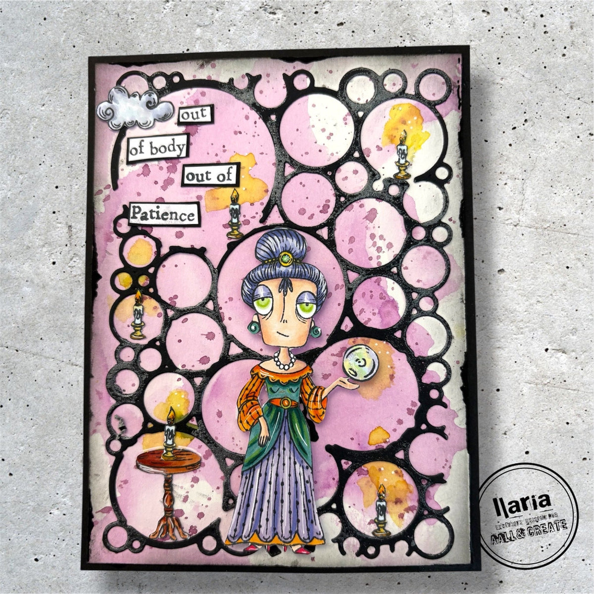 AALL and Create - Set de tampons A7 - Moonlight Mischief