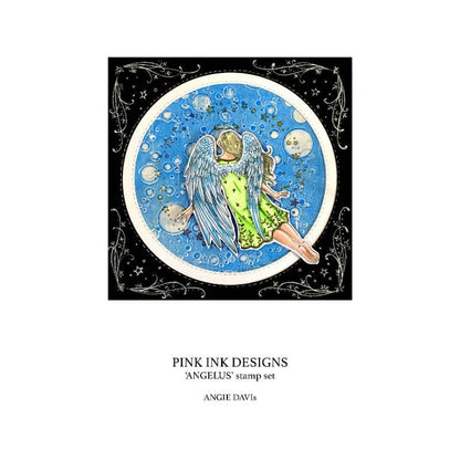 Pink Ink Designs Angelus Lot de tampons transparents 15,2 x 20,3 cm
