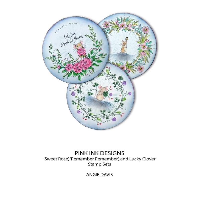 Pink Ink Designs Remember Remember Lot de tampons transparents 6 po x 8 po