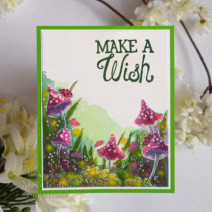 Pink Ink Designs Fairy Magic Lot de tampons transparents 6 x 8 po