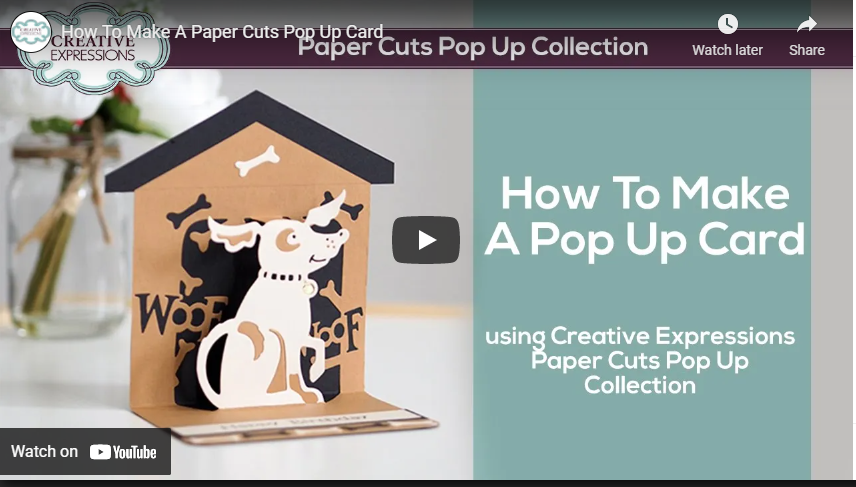 Paper Cuts Woof! Matrice de coupe