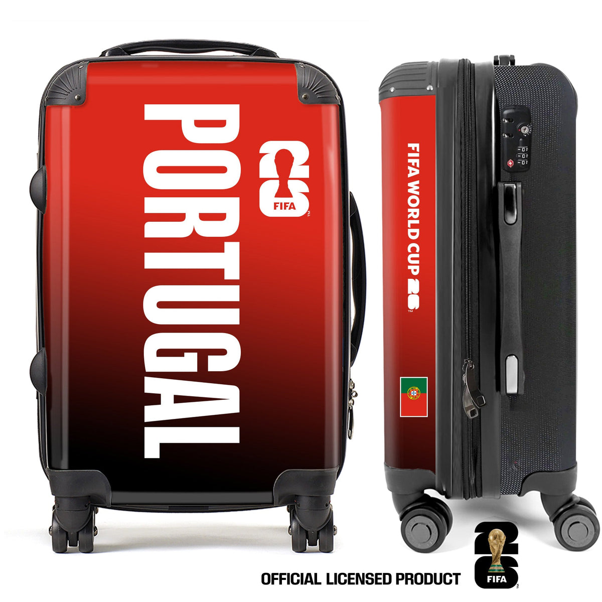 Portugal FIFA World Cup 2026 Gradient Typography Edition (Red/Black)