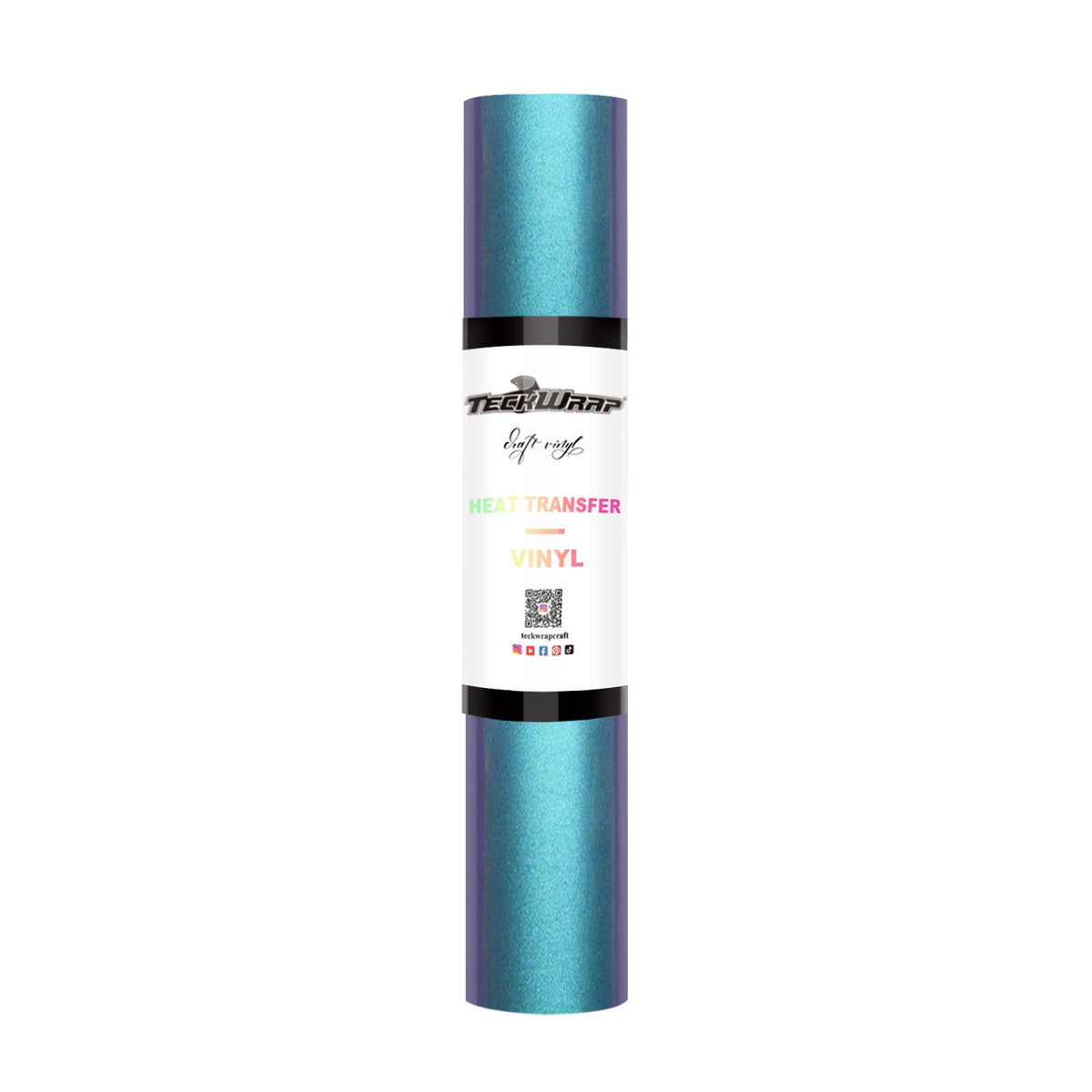 Flex Thermocollant Caméléon Teckwrap - Cyan-Bleu Charme Violet | Flex Thermocollant à Changement de Couleur pour Vêtements Personnalisés