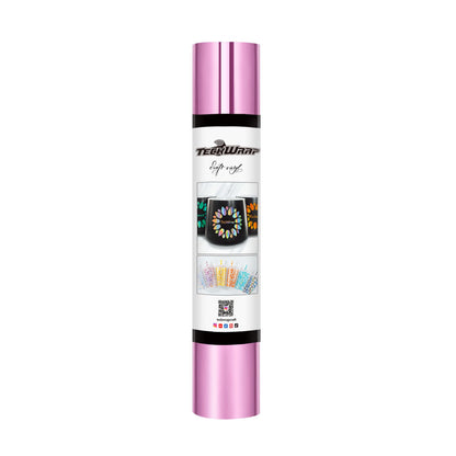 Vinyle Adhésif Chrome Miroir Anti-Bulles TeckWrap - Violet Rose | Lustré et Sans Bulles