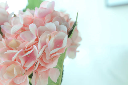 Bouquet d'hortensias artificiels roses Beverly 45,7 cm X 20,3 cm (Lot de 3)