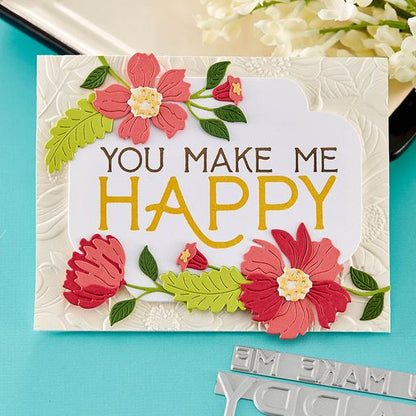 Plaque d'impression You Make Me Happy de la collection BetterPress